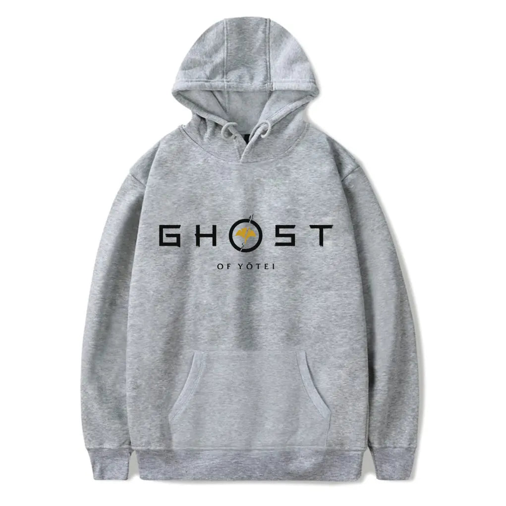 Ghost of Yotei Gray Hoodie