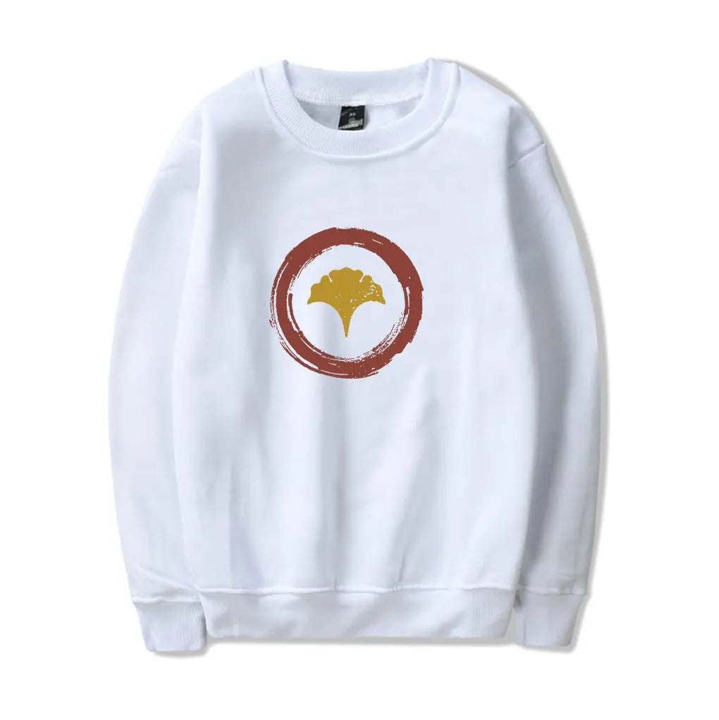 Ghost of Yotei White Sweatshirt - Yotei Logo