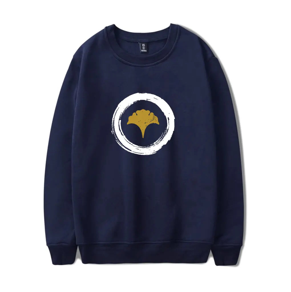 Ghost of Yotei Marineblaues Sweatshirt – Yotei-Logo