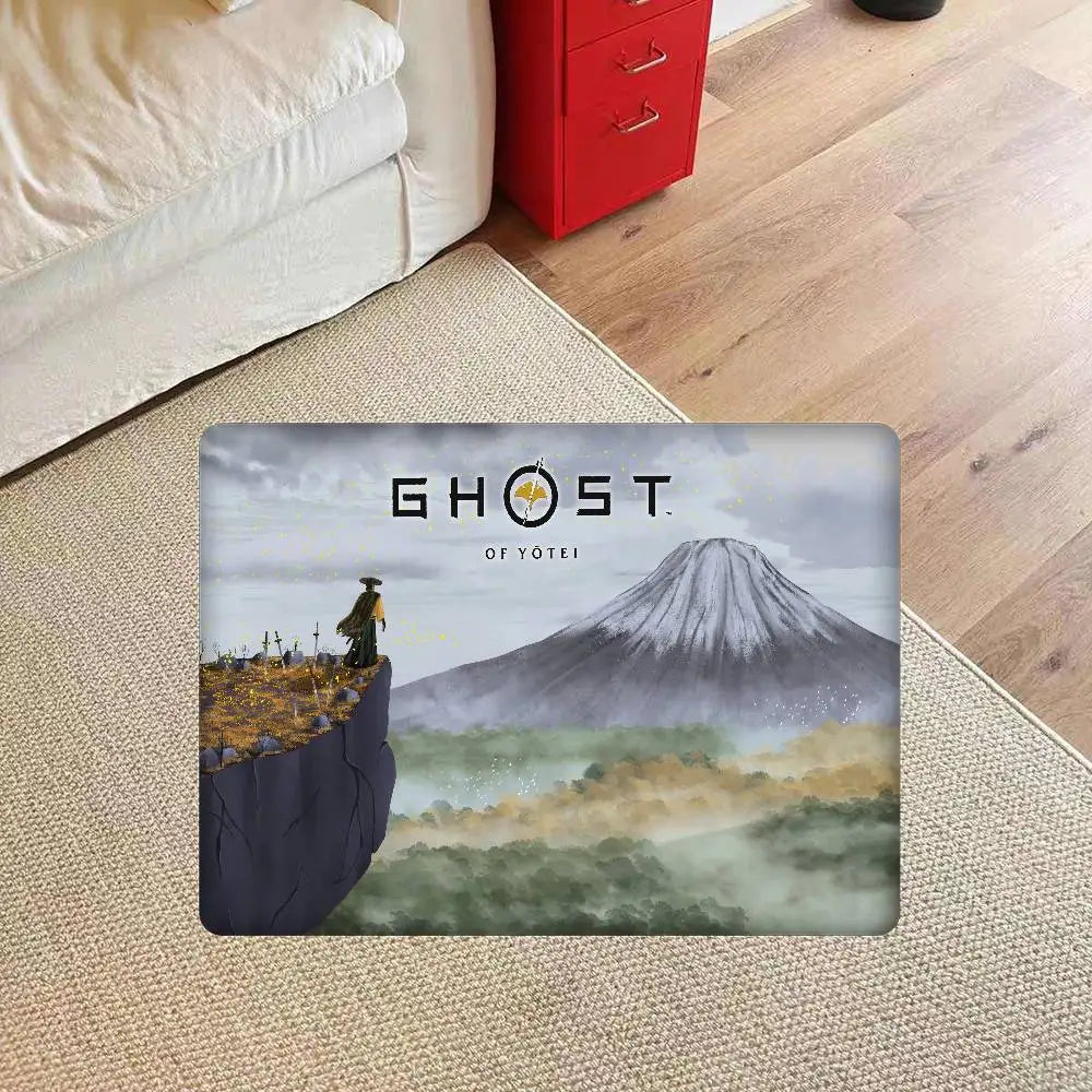 Tapis Ghost Of Yotei - Atsu et Mont Fuji - 1