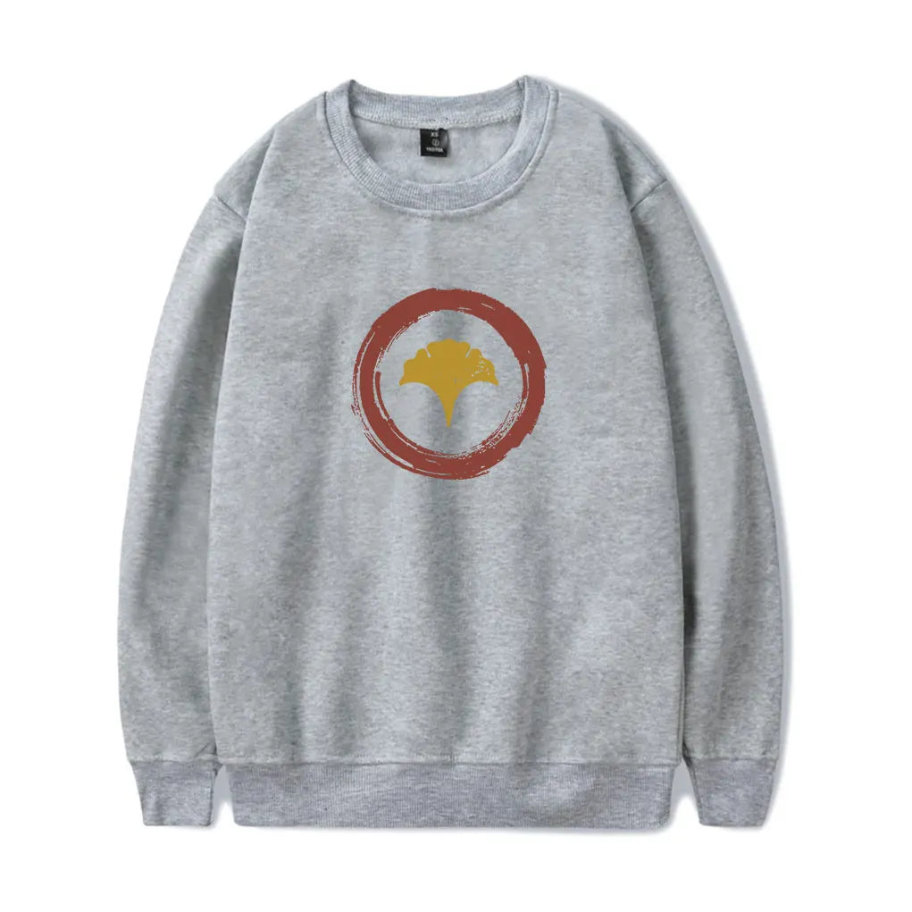 Ghost of Yotei Gray Sweatshirt - Yotei Logo
