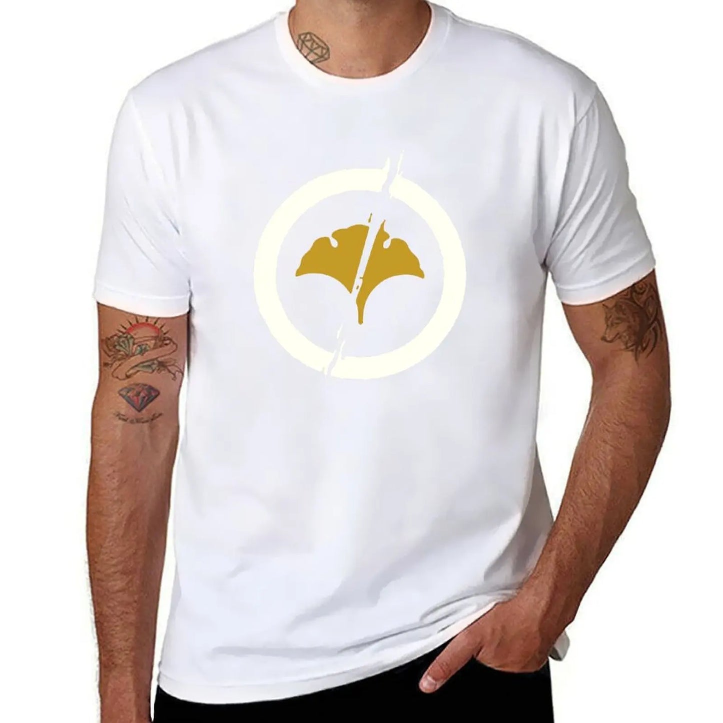 T-shirt avec logo Ghost of Yotei - Blanc