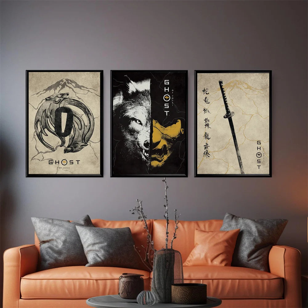 Ghost of Yotei Poster - Retro Design 6