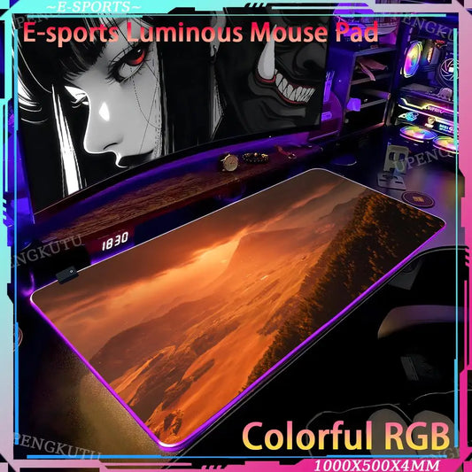 Tapis de souris LED Ghost of Yotei - 7