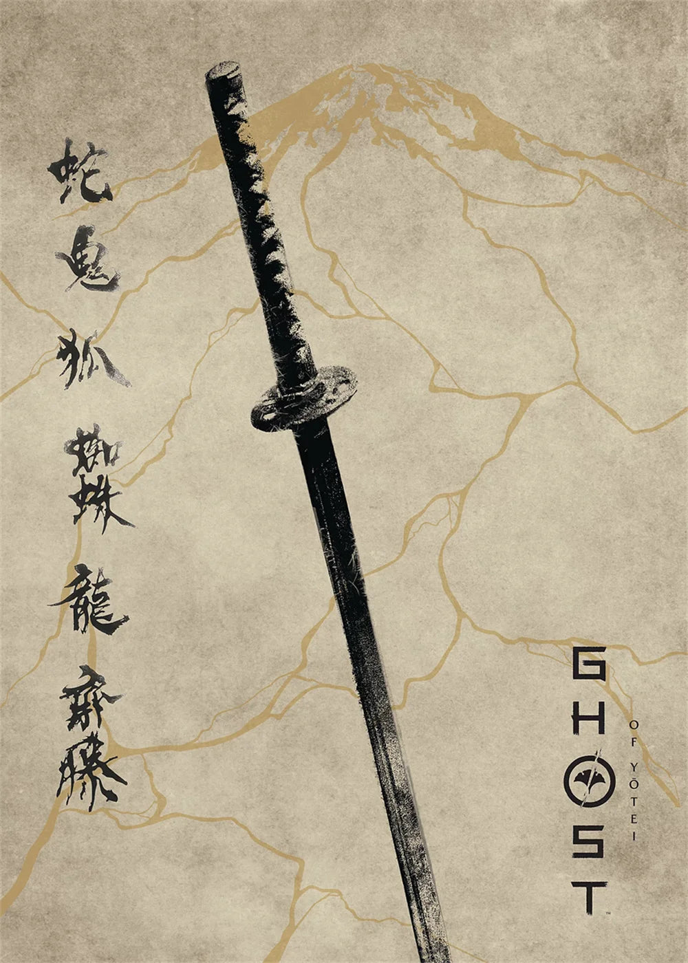 Ghost of Yotei Poster - Retro Design 4