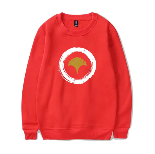 Sweat-shirt rouge Ghost of Yotei - Logo Yotei