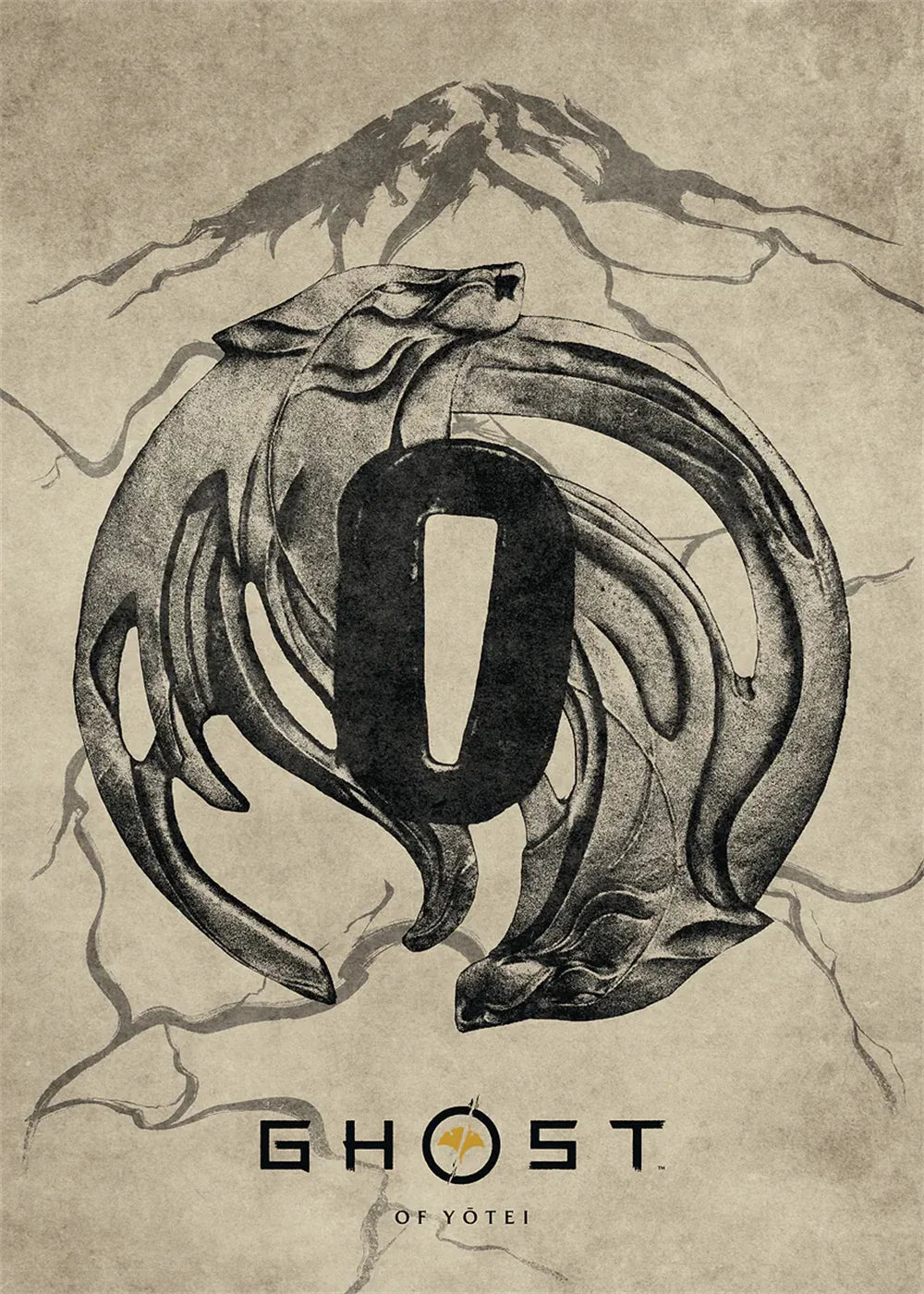 Ghost of Yotei Poster - Retro Design 5